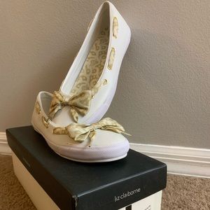 3/$30 Slip-ons with bow! NIB